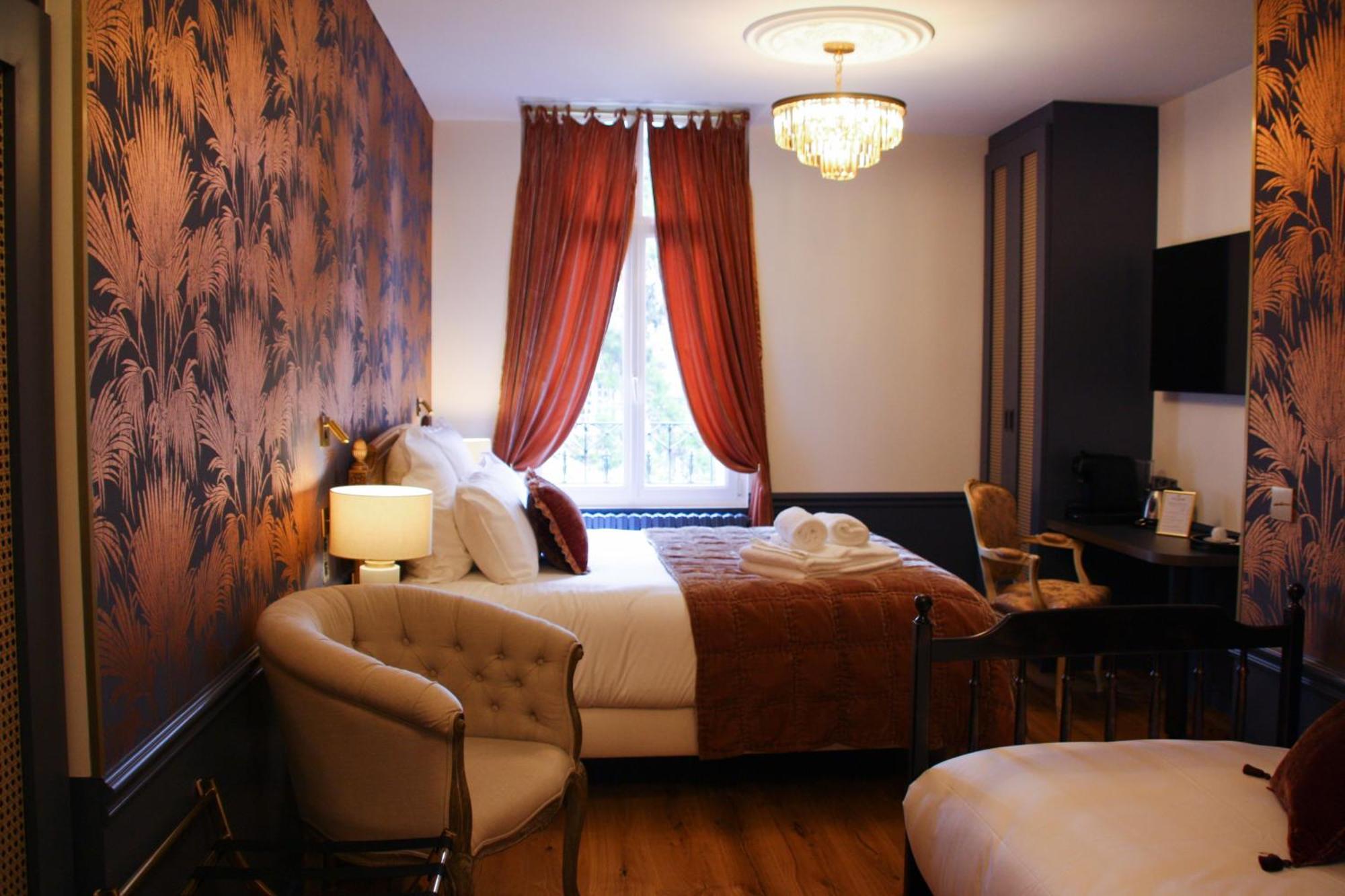 Villa Victoria Hotel Et Spa Ouistreham Zimmer foto